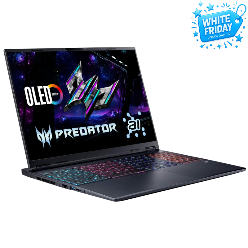 Acer Predator Helios Neo 16S AI – Ultra 9 275HX | RTX 5070 8GB | 16GB RAM | 1TB SSD Gen 4 | OLED QHD+ 240 Hz - Osaka